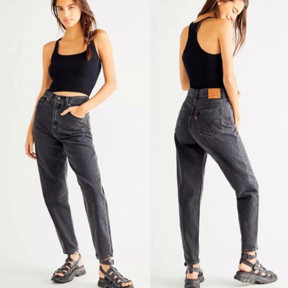 Levi’s High Loose Taper Black Jeans
